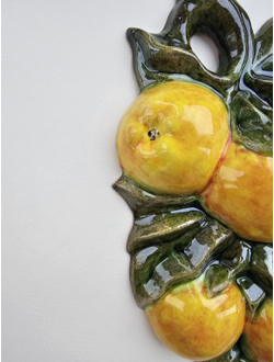 Веточка с яблоками (желтые)