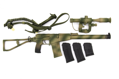 Автомат АС «Вал» с обвесом 1/6 (78059) - DAMTOYS