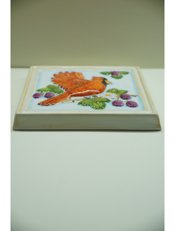 Красный кардинал (панно)