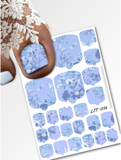 Мини пленки для педикюра LIT-034