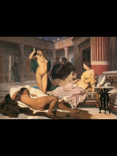 Картина обогреватель, репродукция Жан-Леона Гинекей