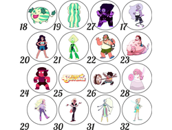 Значки Вселенная Стивена №2