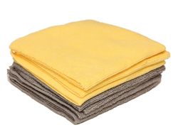 All-Purpose Terry 8set Набор микрофибр желтого и серого цветов, 8шт, 35х35 см, 300гм2. GWMF-302/8
