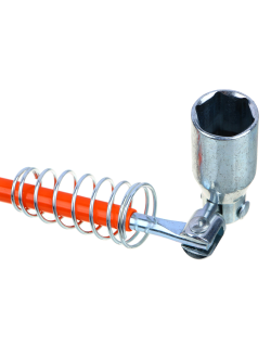 ЕРМАК X-PRO Ключ свечной карданный с резиновой вставкой 21x250мм