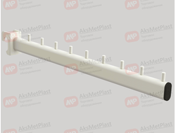 W-M940Z Кронштейн прямой на овал трубу 9 штырьков белый