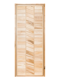 Дверь Наборная глухая ПГ-6(шесть) Липа Размер (с коробкой): 1,9м*70см
