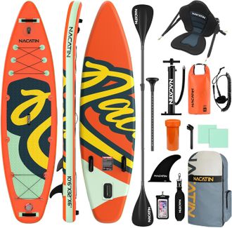 Продажа сапбордов (SUP) NACATIN Wik 10.6 (Orange) в Иркутске