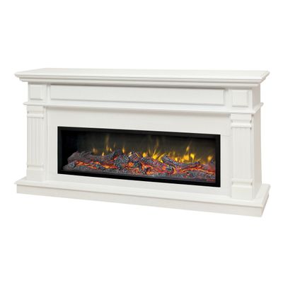 Линейный электрокамин Сканди WT с очагом Beverly 1000