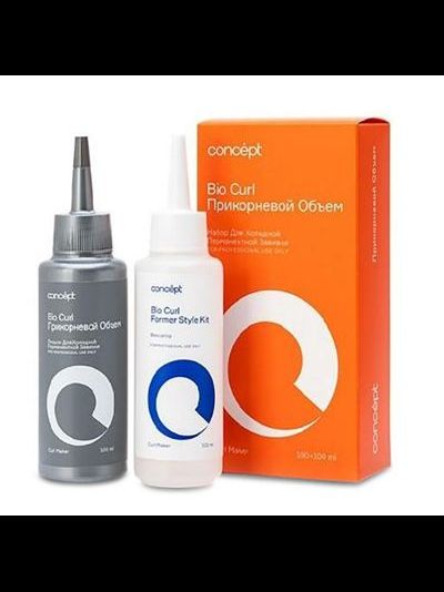 Concept Набор для холодной перманентной завивки для всех типов волос Прикорневой объем, 100 мл+100 мл