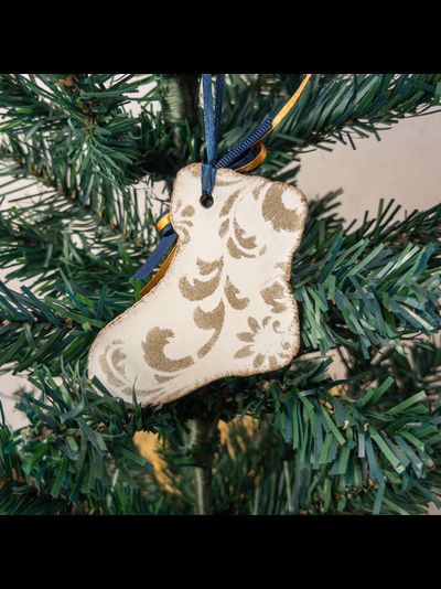 Набор елочных игрушек из гипса "Винтаж"