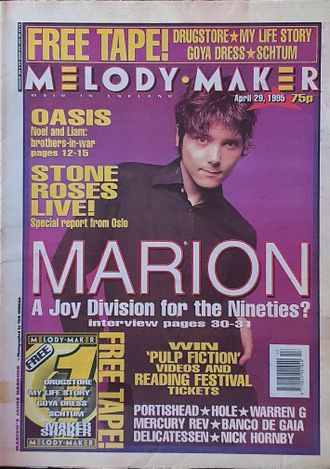 Melody Maker Magazine 29 April 1995 Marion, Иностранные музыкальные журналы, Intpressshop