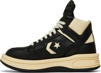 Кроссовки Converse x Rick Owens Turbodrk Mid Black Cloud Cream