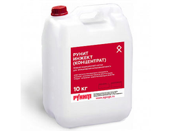 Отсечная инъекционная гидроизоляция концентрат 1:10 РУНИТ Инжект 10 кг