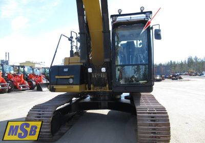 Стекло лобовое на Cat 320DL, Cat 324DL, Cat 325DL, Cat 329DL, Cat 336DL, Cat 320EL, Cat 324EL