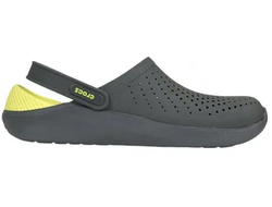 CROCS LITERIDE CLOG ЧЕРНЫЕ С ЖЕЛТЫМ