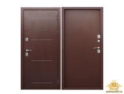 Входные двери с терморазрывом Isoterma Медный антик Металл-металл 2050-860