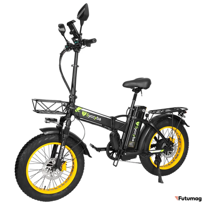 Электровелосипед SYCCYBA H1 (F10) 20AH желтый