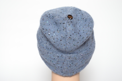 Визио итальянская шапка с отворотом для женщин