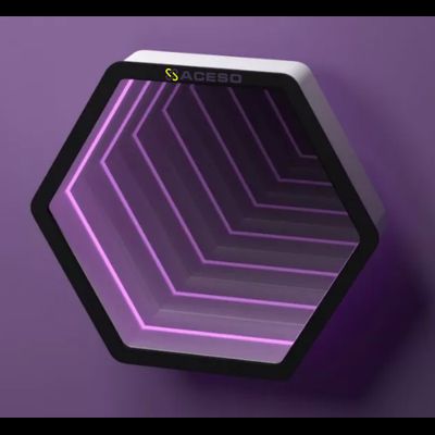 Светозвуковая панель "Бесконечность шестиугольник"