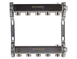 Коллекторная группа ROMMER для радиаторной разводки (5 контуров)