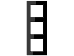 Jung AC583SW рамка 3 пост, цвет черный