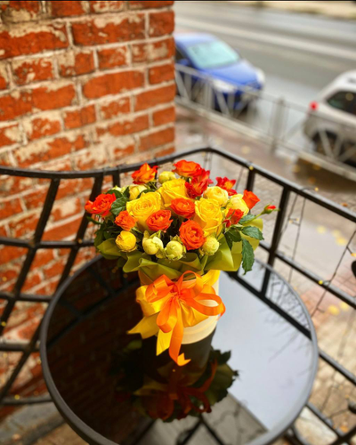 Корзинка с цветами