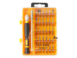 Набор вставок (бит) 4 мм, PH, PZ, Hex, Torx, Slotted, прецизионных, 32 предмета TOLSEN TT20047s