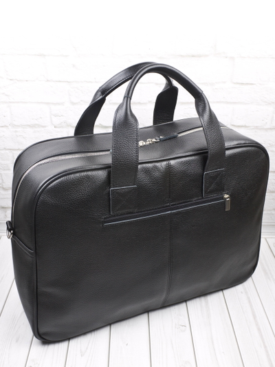 Кожаная дорожная сумка Frentano Premium black (арт. 
4041-51)