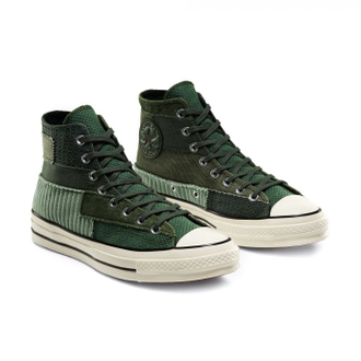 Кеды Converse Chuck 70 Patchwork зеленые