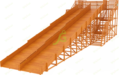 Зимняя горка IgraGrad Snow Fox, скат 18 м мод.1