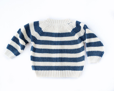 Кардиган молочный/синий