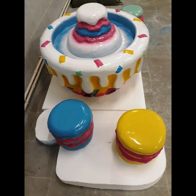 Стол песочница «Тортик» из стеклопластика