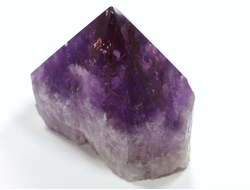 Аметист, аметрин, кристалл полированный со спиленным основанием (80*75*50 мм, 377 г) №37662