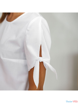 БЛУЗА DOCLIKE DL417 Белая