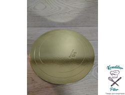 Подложка усиленная золото/жемчуг круг  d=500 мм (3,2 мм)