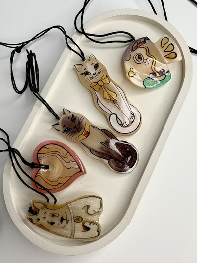 Кулон из камня селенит в ассортименте