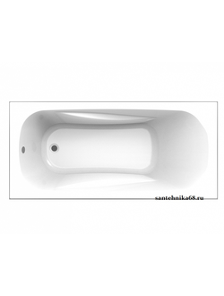 Ванна акриловая LORANTO ARCTICA 1500х700 1600х700 1700х700 на ножках или каркасе