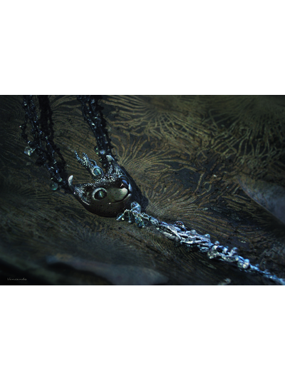 Волшебное колье-оберег &quot;Всеокий Оракул Снов&quot; (натуральные александриты, флюориты)