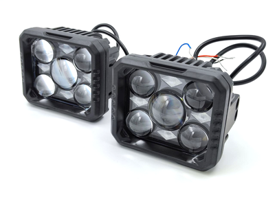 Билед модули Aozoom Y30-2 внешние (прямоугольные), 12V, 32W/64W, универсальное крепление (комплект, 2шт)