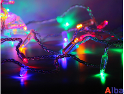 Гирлянда-Нить 10 м, 24В, МУЛЬТИ, IP65 ПВХ, статика