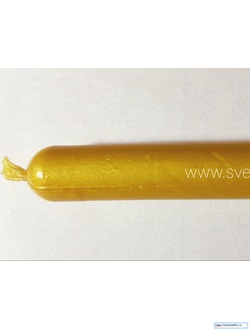 Свеча золотая №20 (3 часа горения).