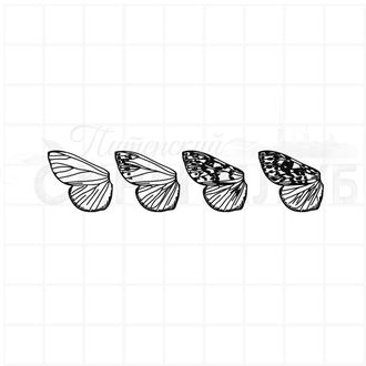 Штамп для скрапбукинга крылья бабочки