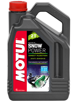 Масло моторное для снегоходов Motul Snowpower 2T (полусинтетика) - 4Л (105888) (106600)