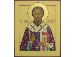 Герман, Святитель, патриарх Константинопольский. Рукописная православная икона.