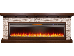 Линейный электрокамин Chalet с очагом Vision 60 Led