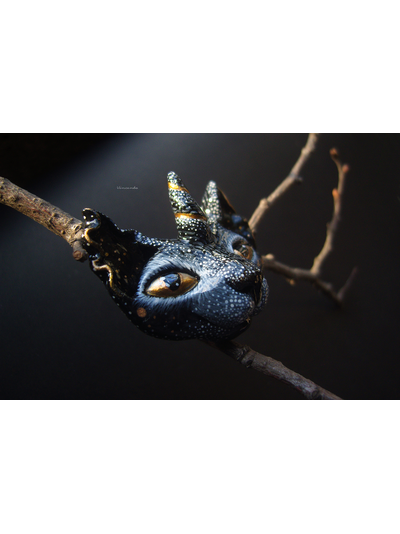 &quot;Зверёк с восхода&quot;, волшебная брошь с котом-единорогом