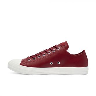 Кеды Converse Chuck Taylor All Star Color Leather Low Top красные низкие мужские