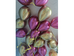 10 шаров Золото Гранатовый хром