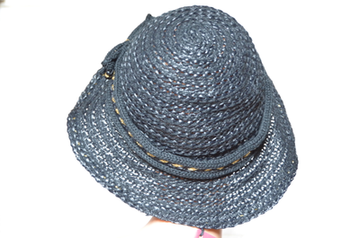 Vizio Италия 5706 F1 шляпа черная летняя