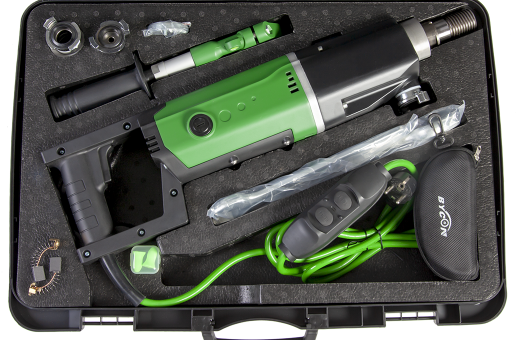 Установка алмазного бурения до 200 мм Bycon UNI-160D (DMP-162D + DSP-162). Сухое/мокрое сверление